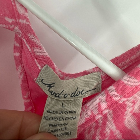 Mod-O-Doc Women's Keyhole Back High-Low Hem Tank Dress Large - Picture 2 of 3